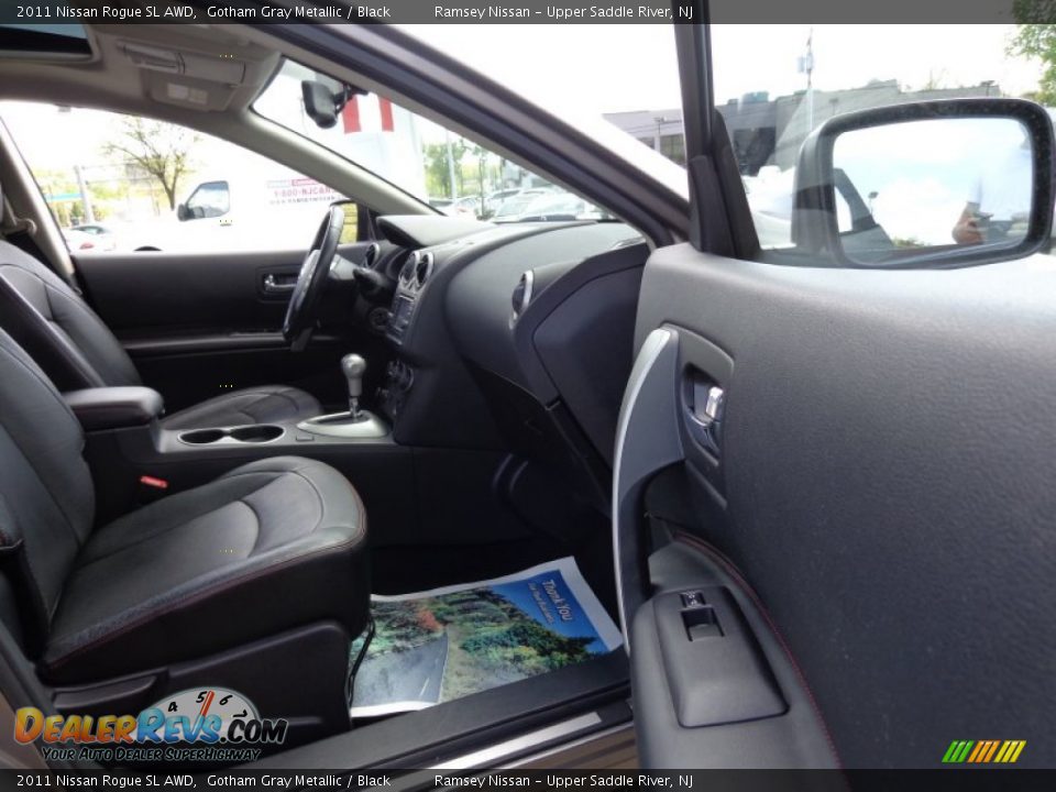2011 Nissan Rogue SL AWD Gotham Gray Metallic / Black Photo #11