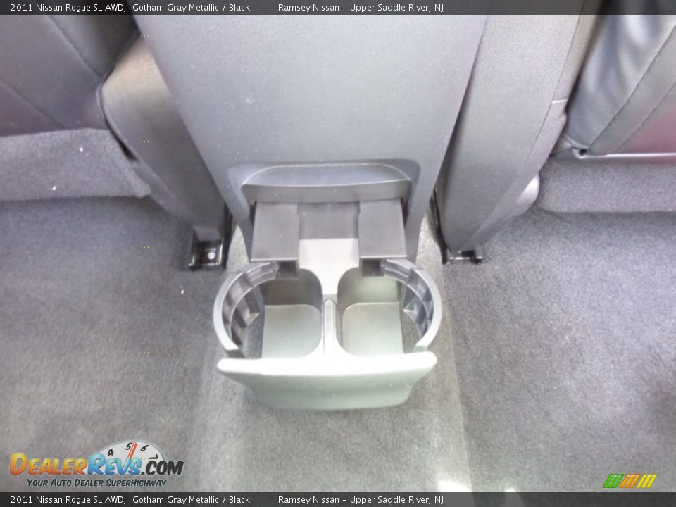 2011 Nissan Rogue SL AWD Gotham Gray Metallic / Black Photo #12