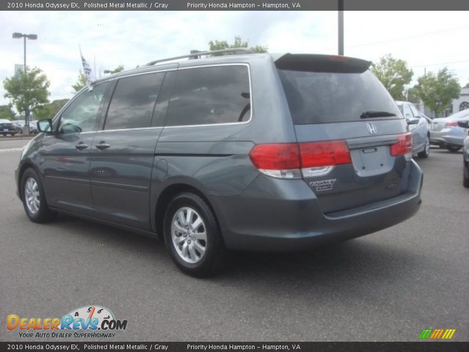 2010 Honda Odyssey EX Polished Metal Metallic / Gray Photo #4
