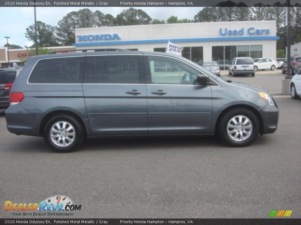 2010 Honda Odyssey EX Polished Metal Metallic / Gray Photo #6