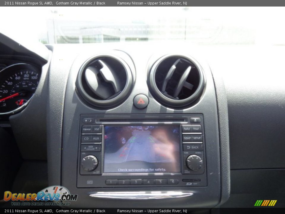 2011 Nissan Rogue SL AWD Gotham Gray Metallic / Black Photo #17