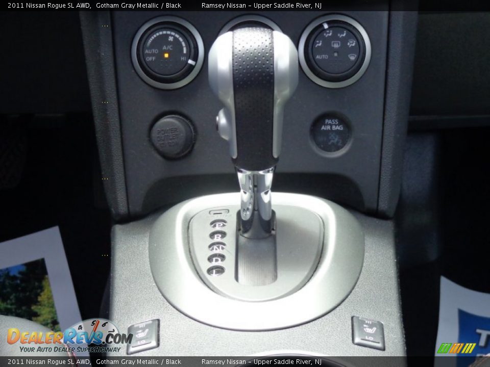 2011 Nissan Rogue SL AWD Gotham Gray Metallic / Black Photo #18