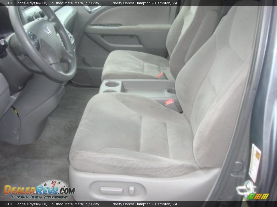 2010 Honda Odyssey EX Polished Metal Metallic / Gray Photo #9