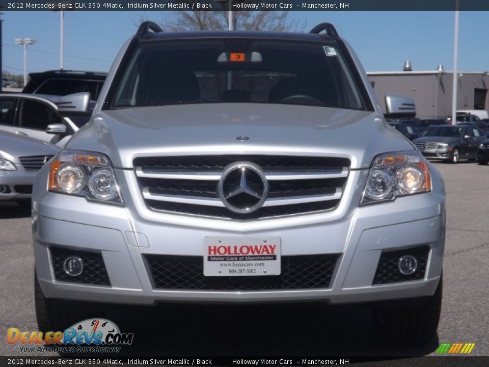 2012 Mercedes-Benz GLK 350 4Matic Iridium Silver Metallic / Black Photo #2