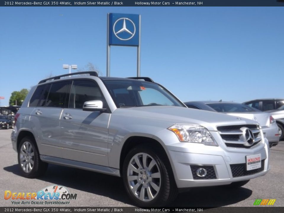 2012 Mercedes-Benz GLK 350 4Matic Iridium Silver Metallic / Black Photo #3