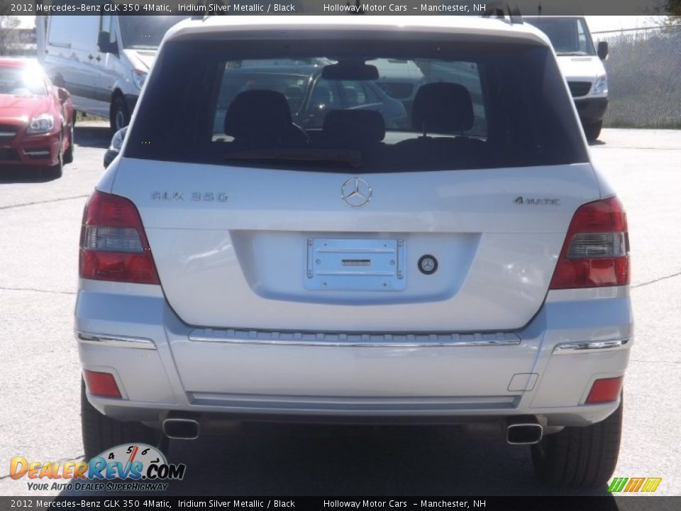 2012 Mercedes-Benz GLK 350 4Matic Iridium Silver Metallic / Black Photo #4