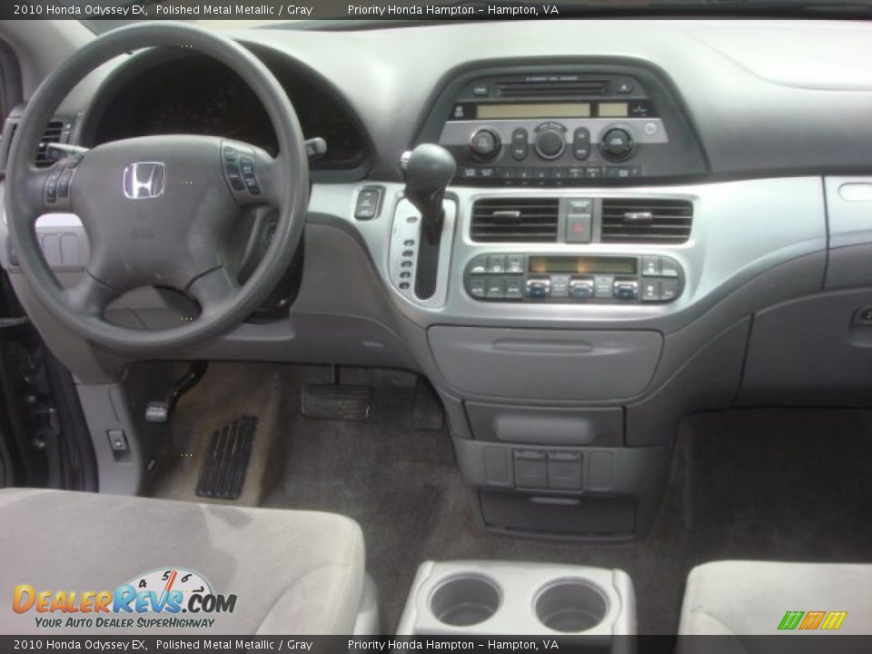 2010 Honda Odyssey EX Polished Metal Metallic / Gray Photo #14
