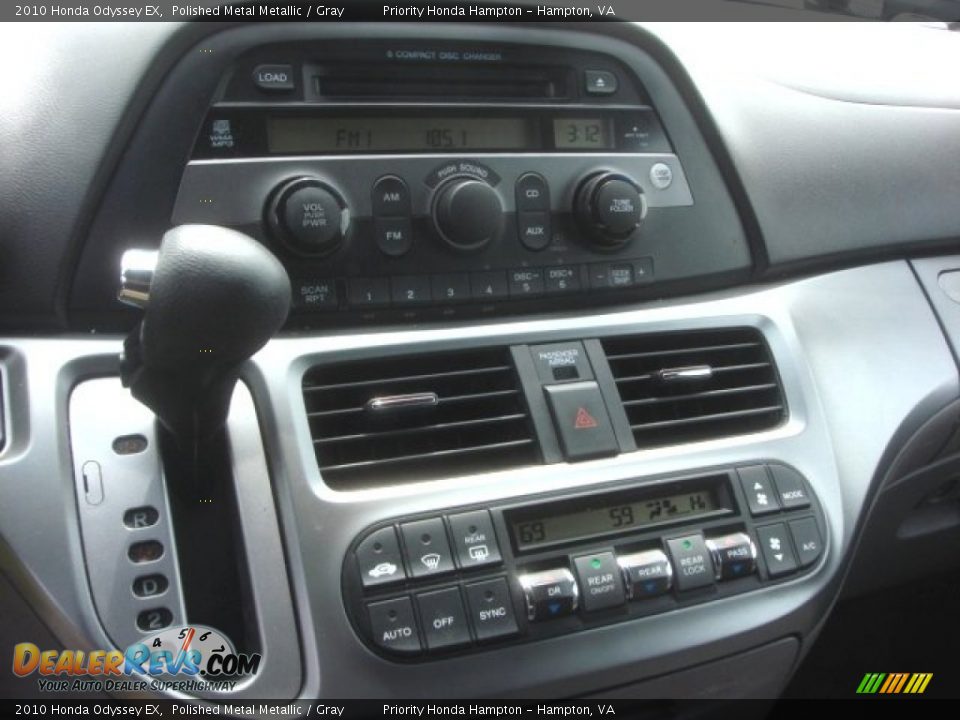 2010 Honda Odyssey EX Polished Metal Metallic / Gray Photo #18