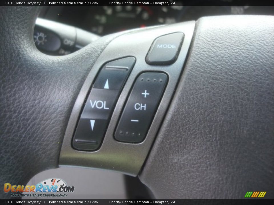 2010 Honda Odyssey EX Polished Metal Metallic / Gray Photo #19
