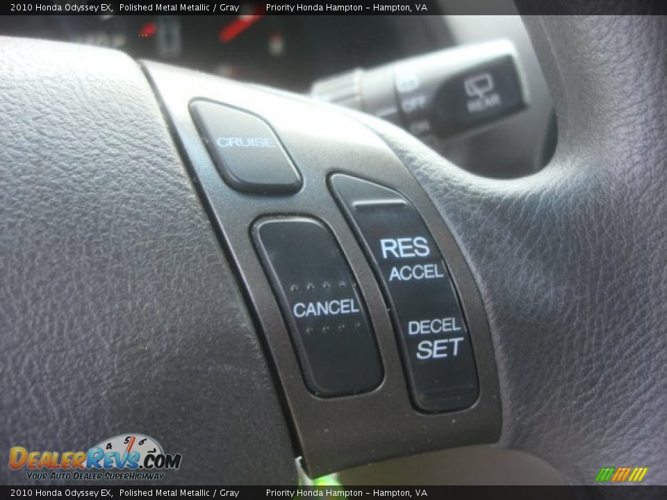 2010 Honda Odyssey EX Polished Metal Metallic / Gray Photo #20
