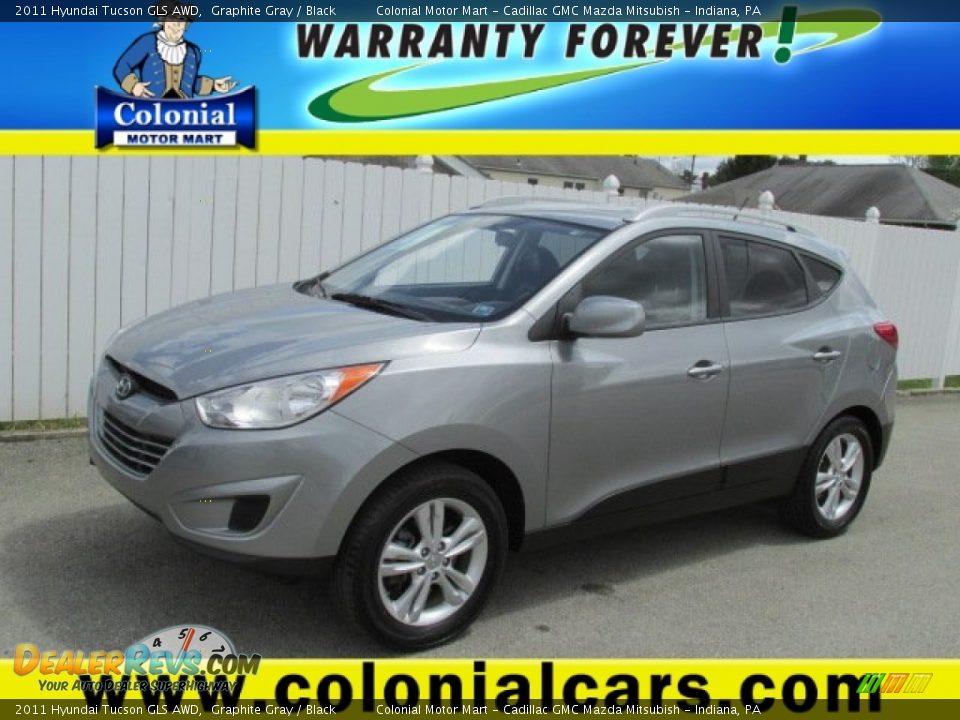 2011 Hyundai Tucson GLS AWD Graphite Gray / Black Photo #1