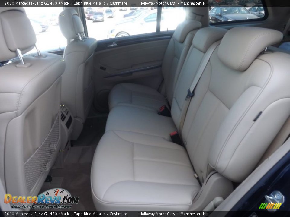 2010 Mercedes-Benz GL 450 4Matic Capri Blue Metallic / Cashmere Photo #6
