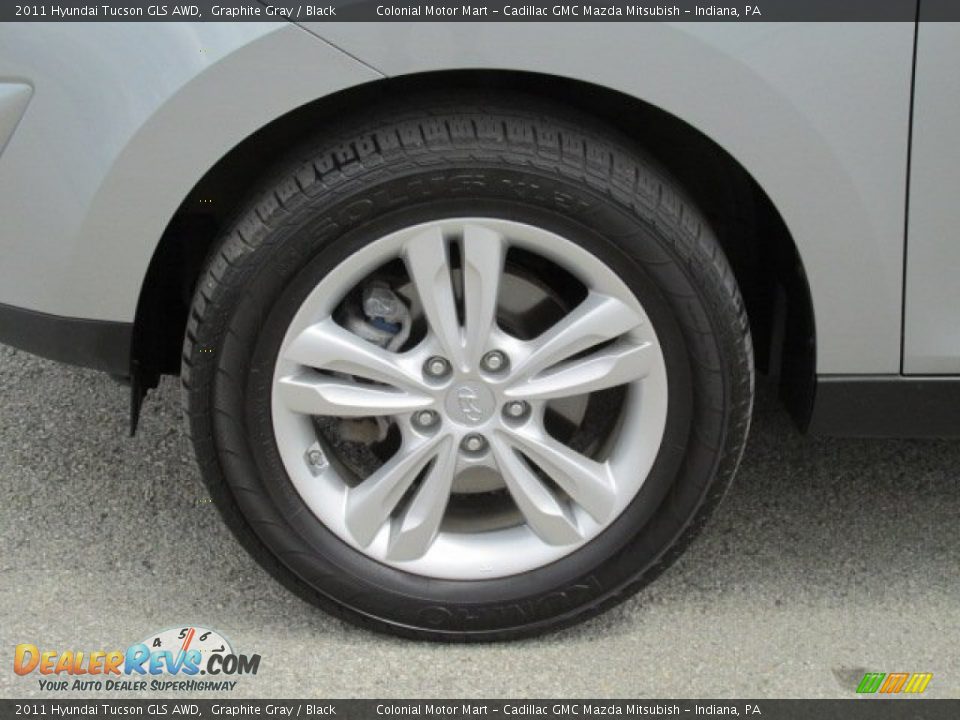 2011 Hyundai Tucson GLS AWD Graphite Gray / Black Photo #3