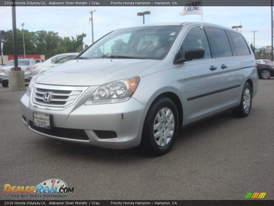 2010 Honda Odyssey LX Alabaster Silver Metallic / Gray Photo #1