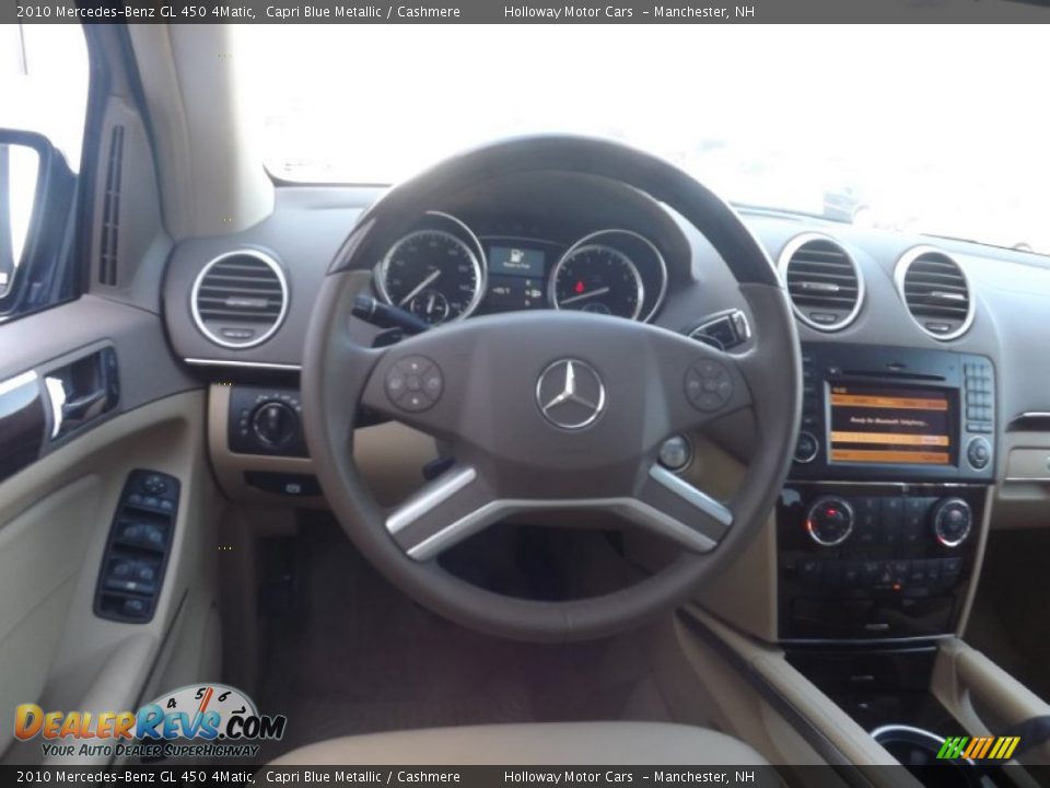 2010 Mercedes-Benz GL 450 4Matic Capri Blue Metallic / Cashmere Photo #7