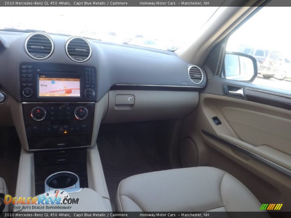 2010 Mercedes-Benz GL 450 4Matic Capri Blue Metallic / Cashmere Photo #8