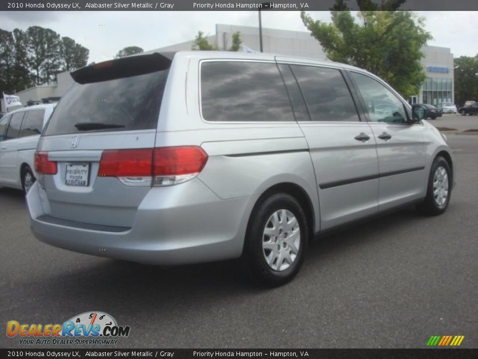 2010 Honda Odyssey LX Alabaster Silver Metallic / Gray Photo #4