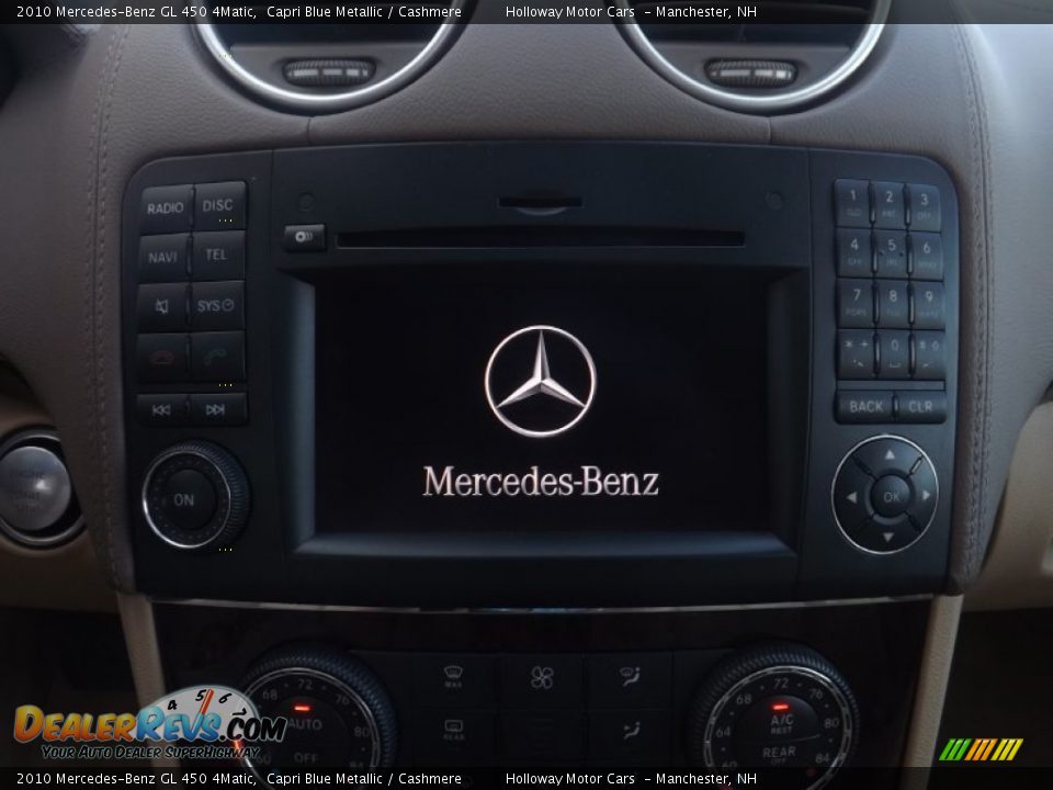 2010 Mercedes-Benz GL 450 4Matic Capri Blue Metallic / Cashmere Photo #10