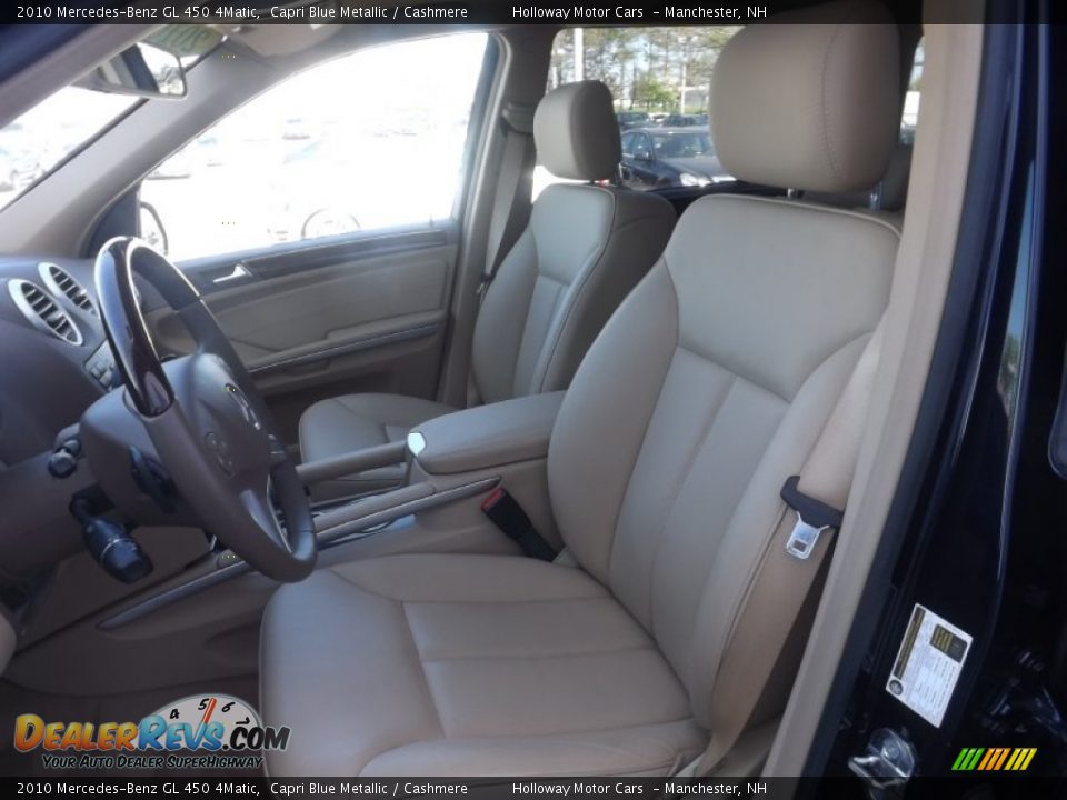 2010 Mercedes-Benz GL 450 4Matic Capri Blue Metallic / Cashmere Photo #11