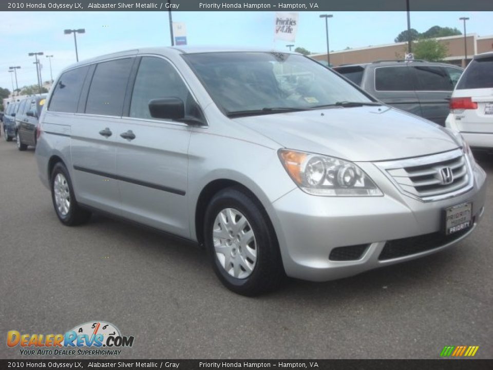 2010 Honda Odyssey LX Alabaster Silver Metallic / Gray Photo #6