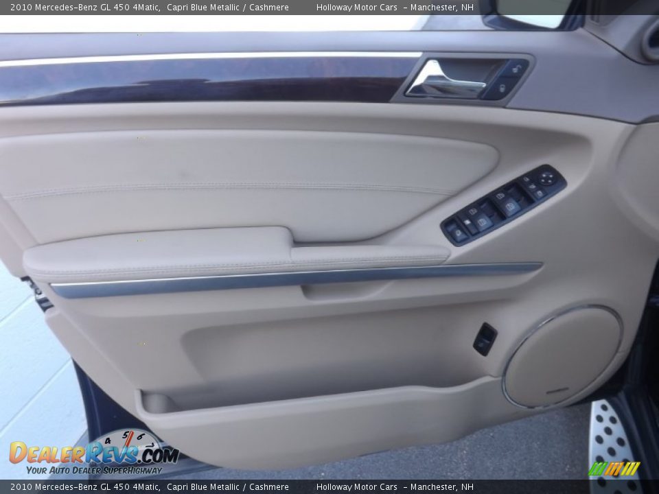 2010 Mercedes-Benz GL 450 4Matic Capri Blue Metallic / Cashmere Photo #12