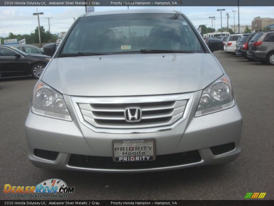 2010 Honda Odyssey LX Alabaster Silver Metallic / Gray Photo #7