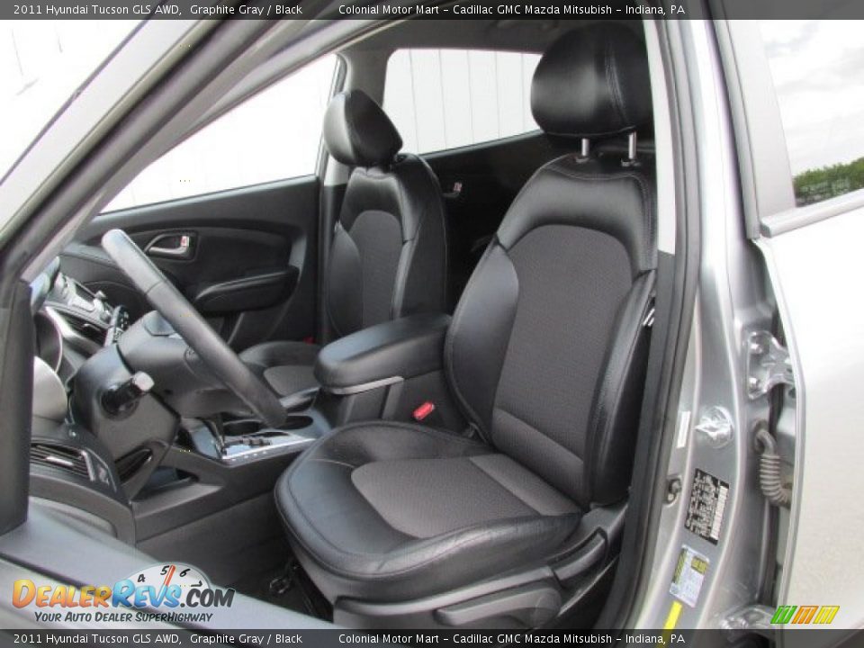 2011 Hyundai Tucson GLS AWD Graphite Gray / Black Photo #9