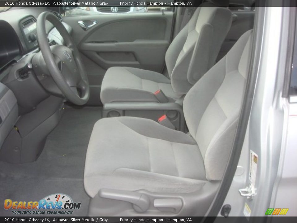 2010 Honda Odyssey LX Alabaster Silver Metallic / Gray Photo #8
