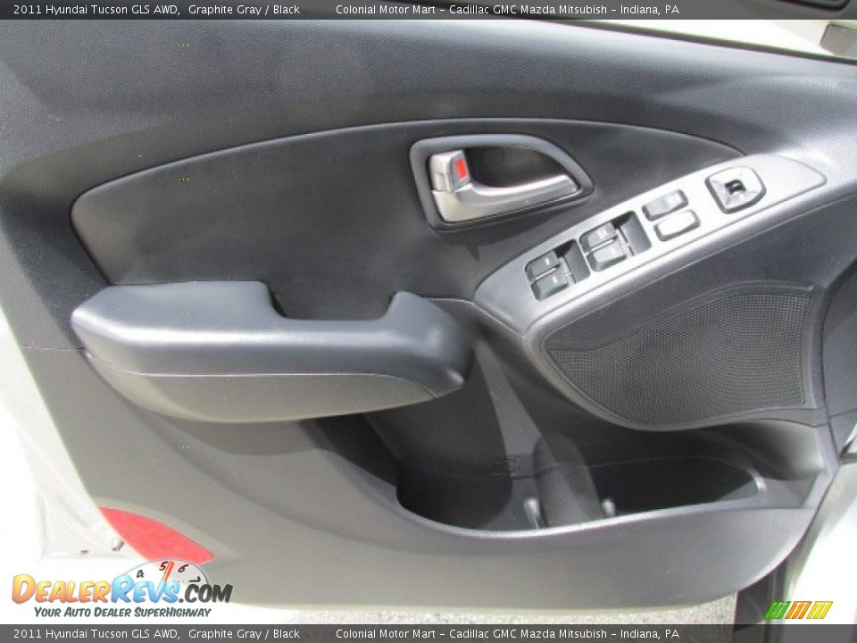 2011 Hyundai Tucson GLS AWD Graphite Gray / Black Photo #10
