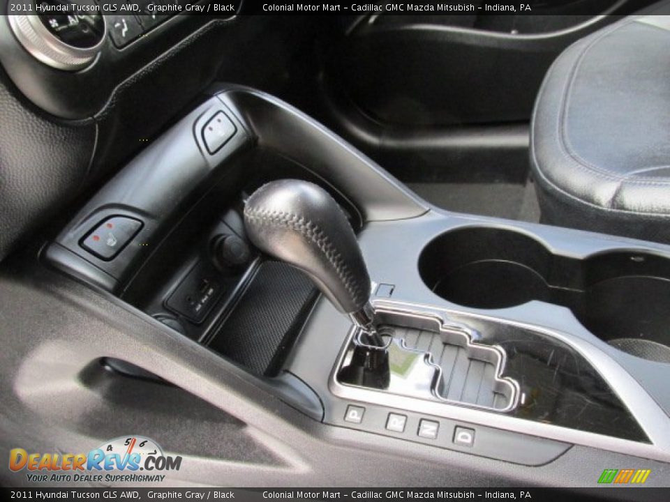2011 Hyundai Tucson GLS AWD Graphite Gray / Black Photo #12