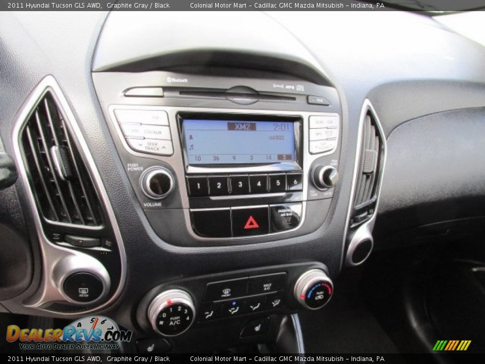 2011 Hyundai Tucson GLS AWD Graphite Gray / Black Photo #14