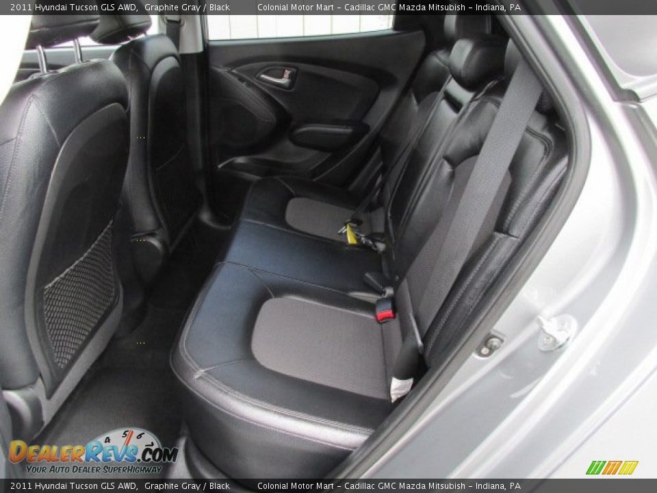 2011 Hyundai Tucson GLS AWD Graphite Gray / Black Photo #16