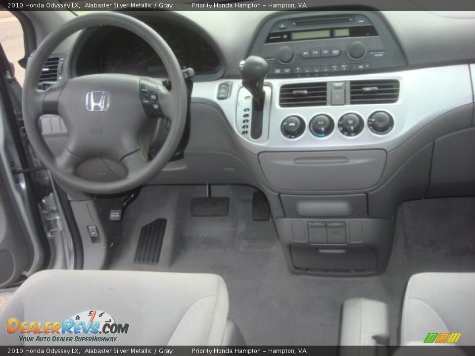 2010 Honda Odyssey LX Alabaster Silver Metallic / Gray Photo #15
