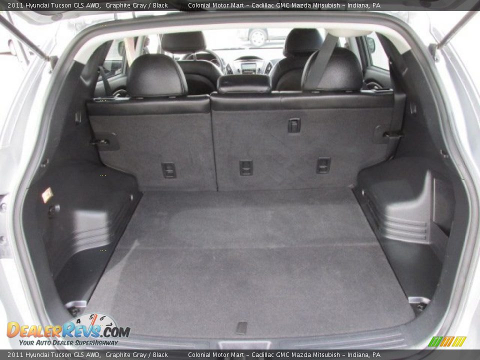 2011 Hyundai Tucson GLS AWD Graphite Gray / Black Photo #17