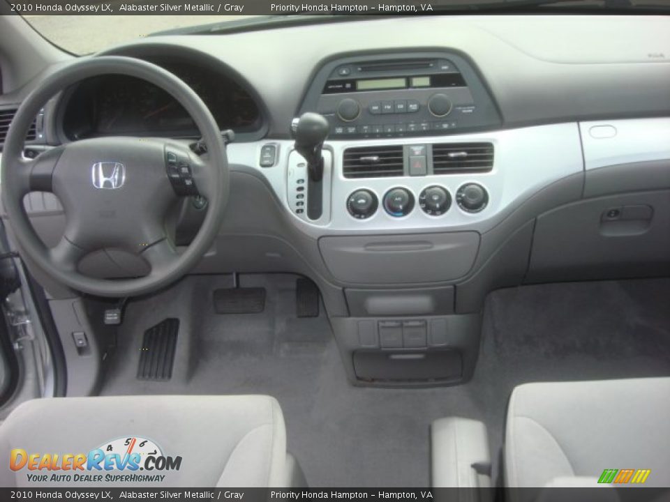 2010 Honda Odyssey LX Alabaster Silver Metallic / Gray Photo #17