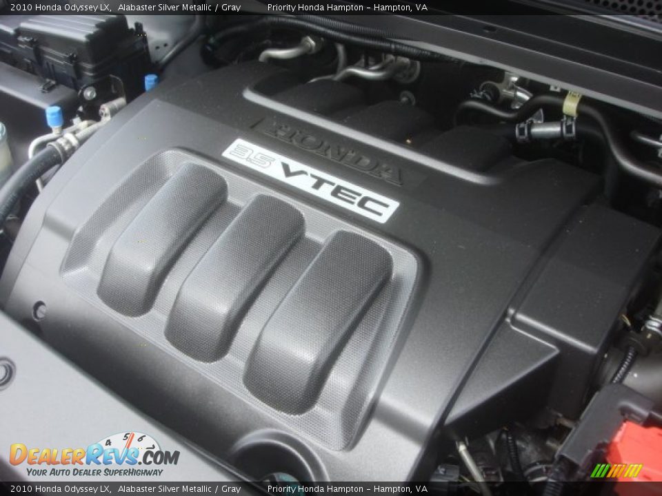 2010 Honda Odyssey LX Alabaster Silver Metallic / Gray Photo #25