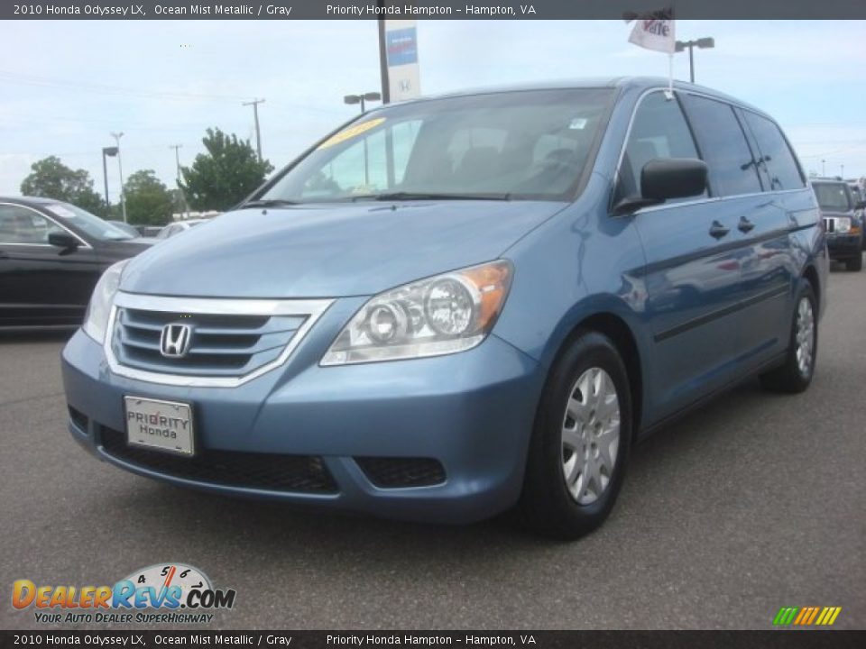 2010 Honda Odyssey LX Ocean Mist Metallic / Gray Photo #1