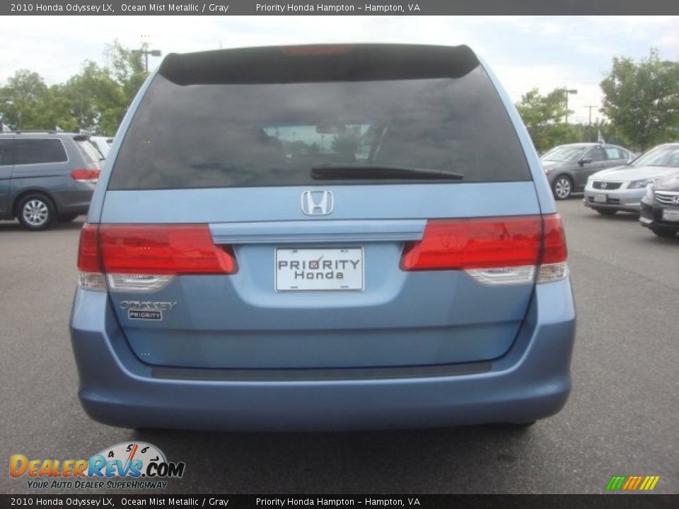 2010 Honda Odyssey LX Ocean Mist Metallic / Gray Photo #5