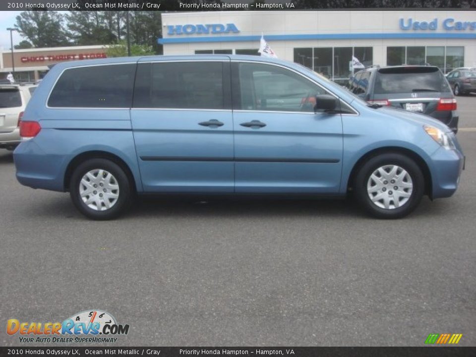 2010 Honda Odyssey LX Ocean Mist Metallic / Gray Photo #7