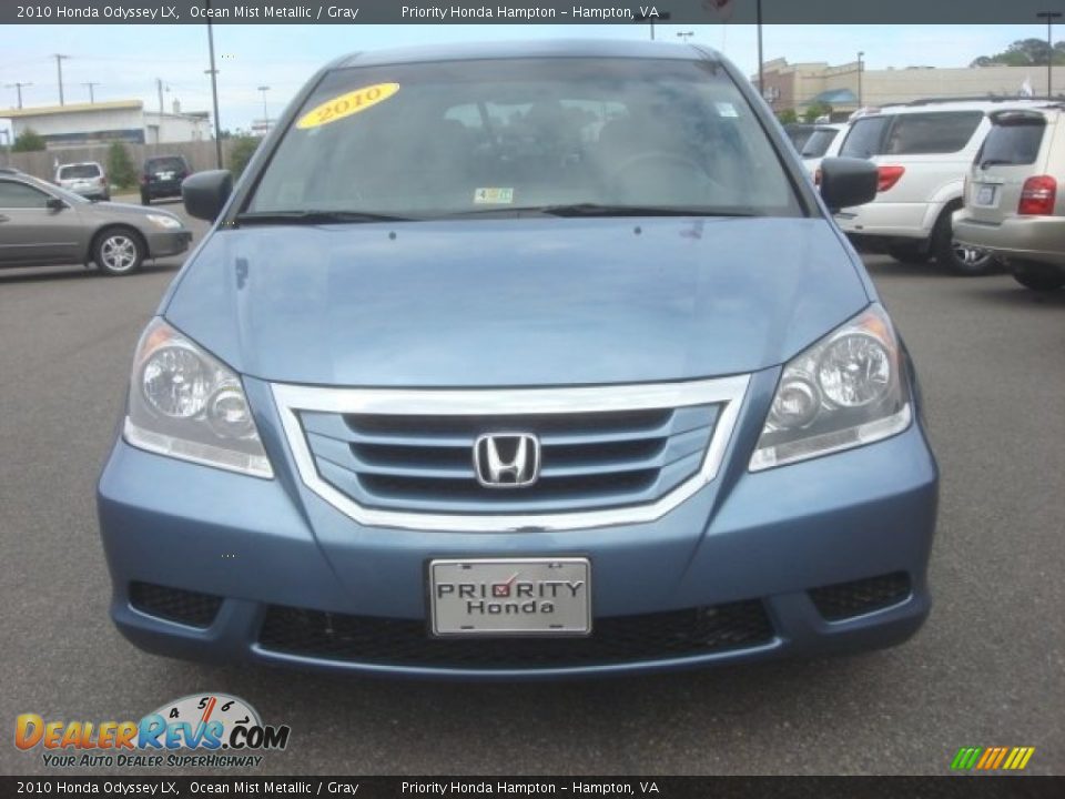 2010 Honda Odyssey LX Ocean Mist Metallic / Gray Photo #9