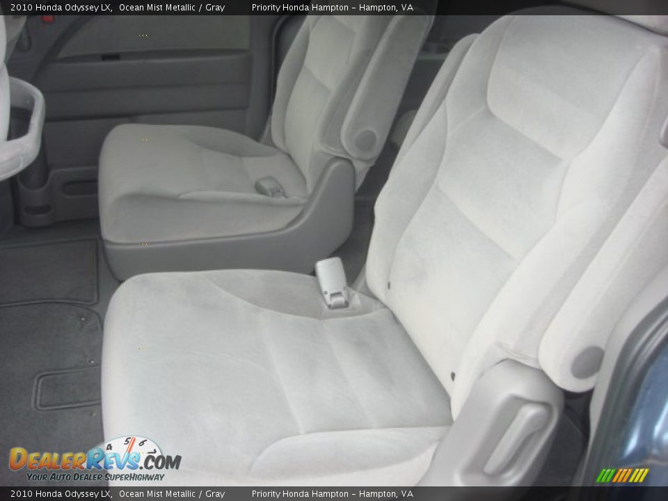 2010 Honda Odyssey LX Ocean Mist Metallic / Gray Photo #11