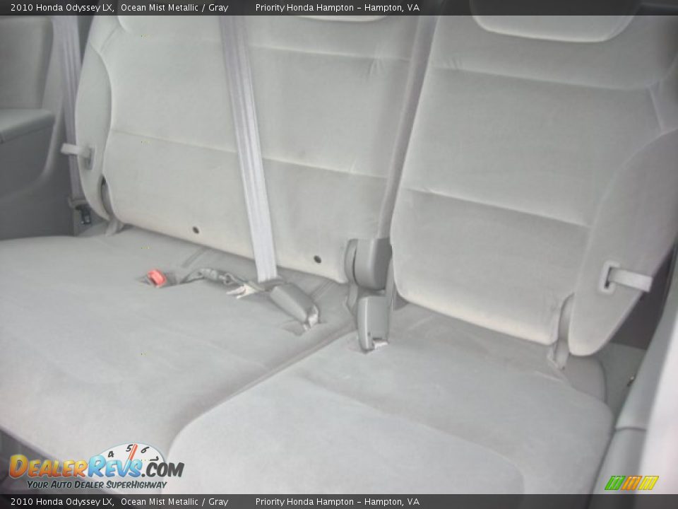 2010 Honda Odyssey LX Ocean Mist Metallic / Gray Photo #12