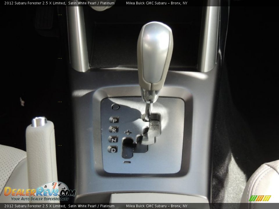 2012 Subaru Forester 2.5 X Limited Satin White Pearl / Platinum Photo #11