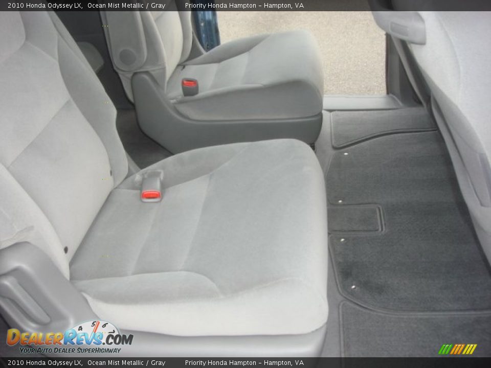 2010 Honda Odyssey LX Ocean Mist Metallic / Gray Photo #13