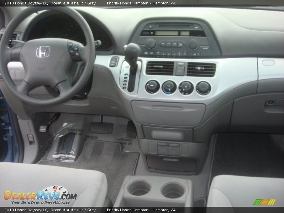 2010 Honda Odyssey LX Ocean Mist Metallic / Gray Photo #15