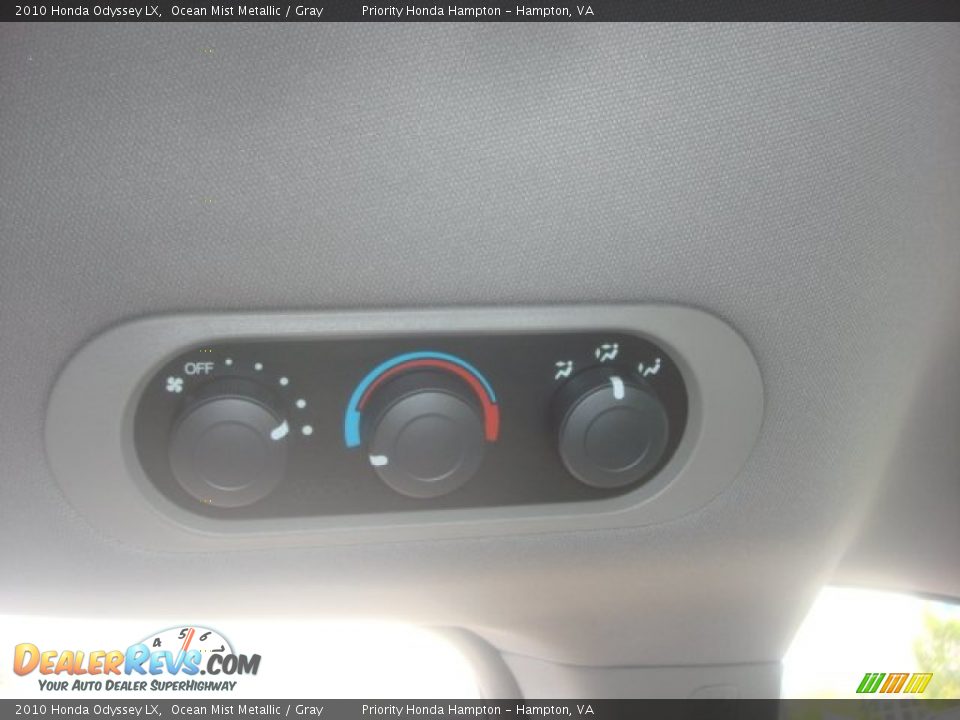 2010 Honda Odyssey LX Ocean Mist Metallic / Gray Photo #16