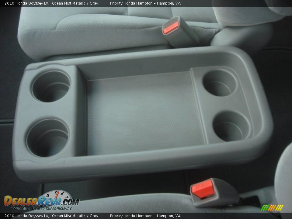 2010 Honda Odyssey LX Ocean Mist Metallic / Gray Photo #23