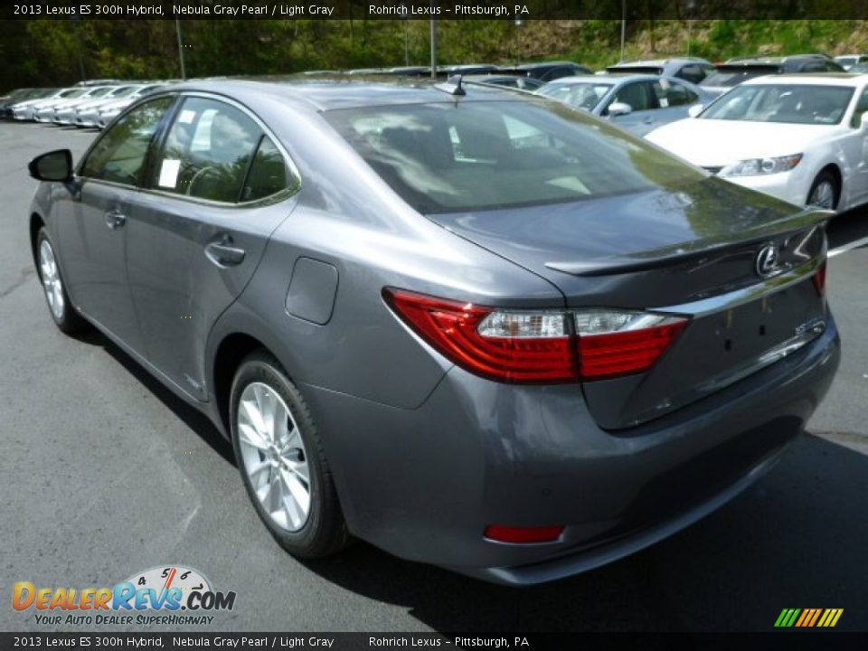 2013 Lexus ES 300h Hybrid Nebula Gray Pearl / Light Gray Photo #2