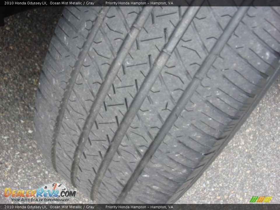 2010 Honda Odyssey LX Ocean Mist Metallic / Gray Photo #24
