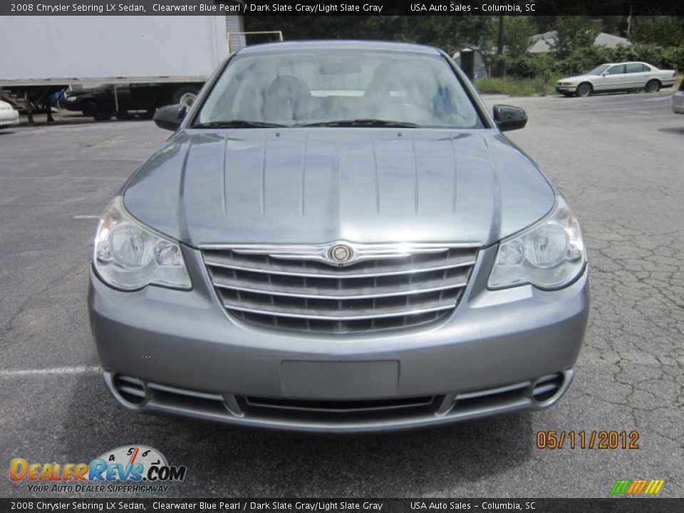 2008 Chrysler Sebring LX Sedan Clearwater Blue Pearl / Dark Slate Gray/Light Slate Gray Photo #1